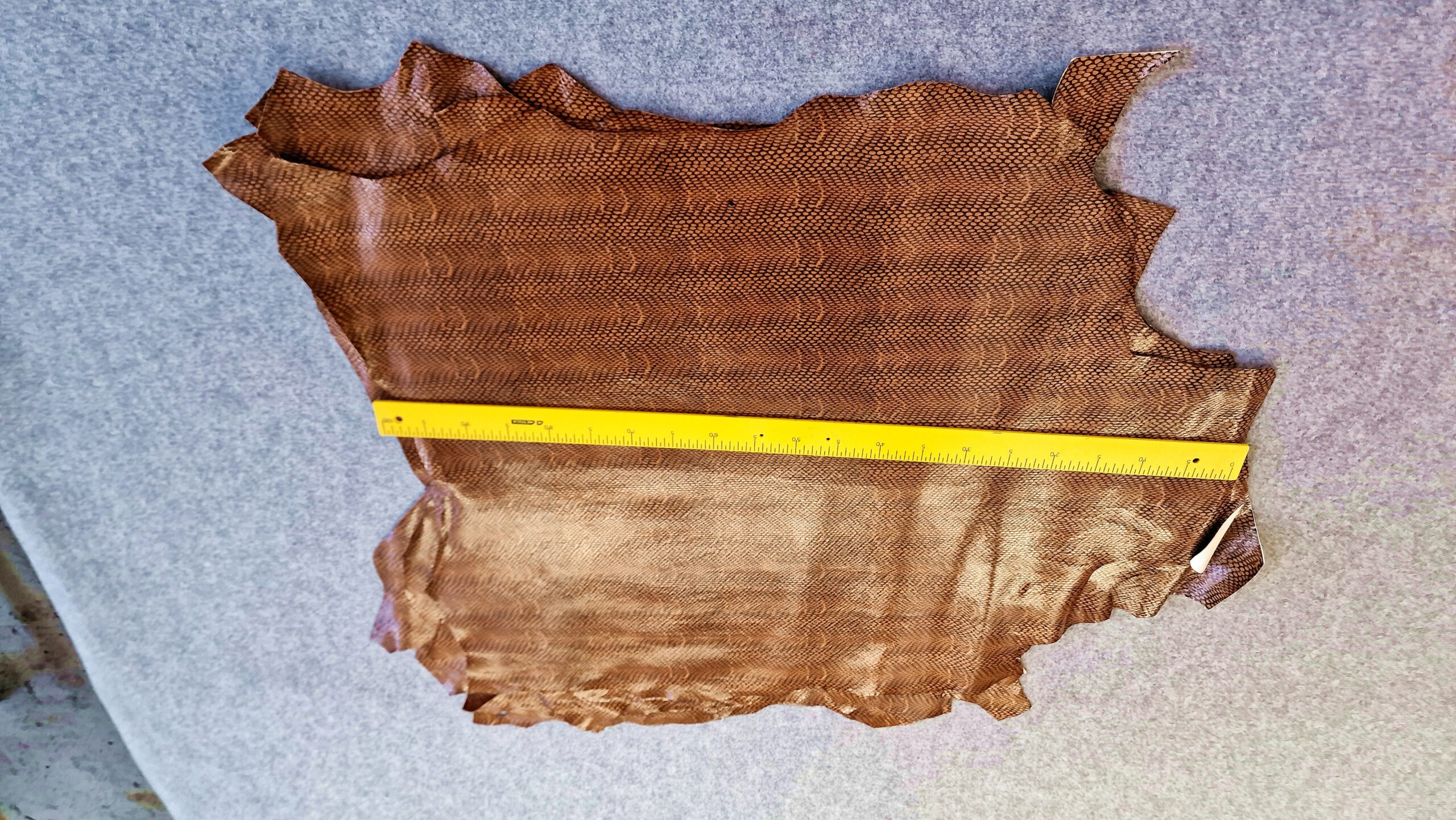 cobra imitation embossed leather , stock lot sale discount - Image 3