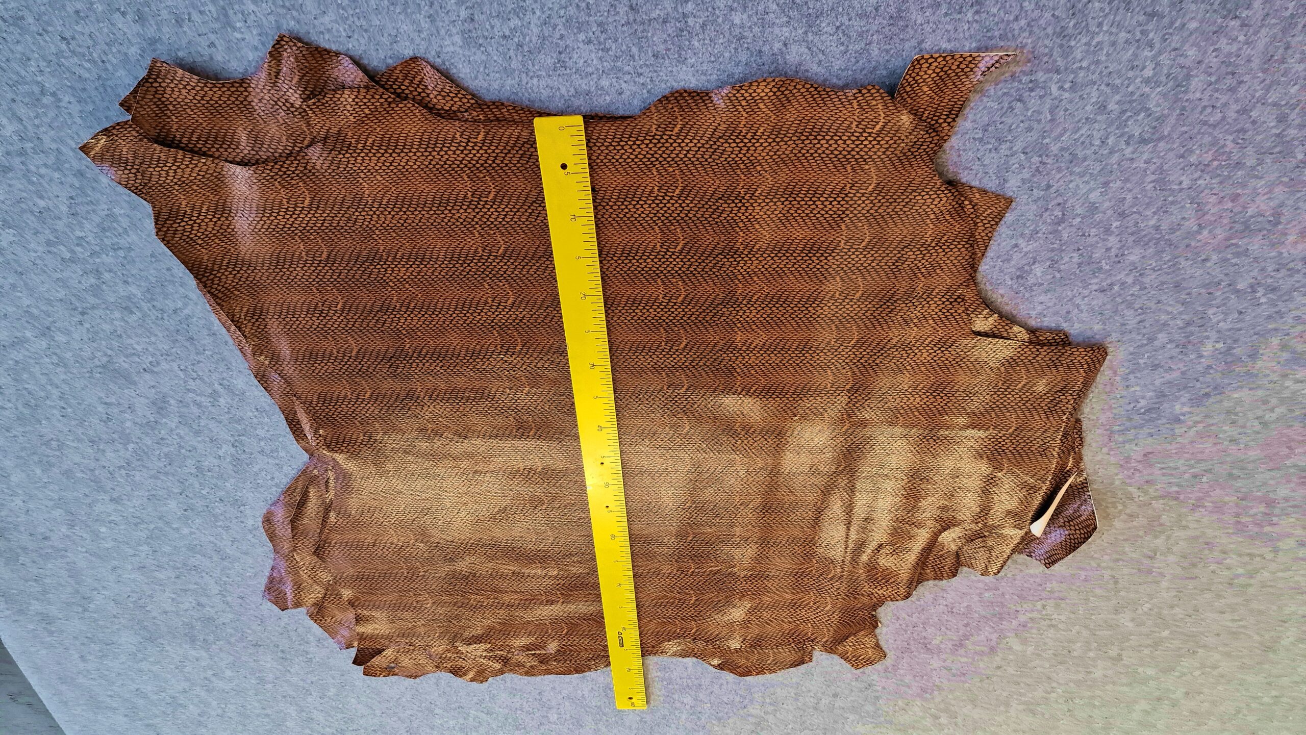 cobra imitation embossed leather , stock lot sale discount - Image 4