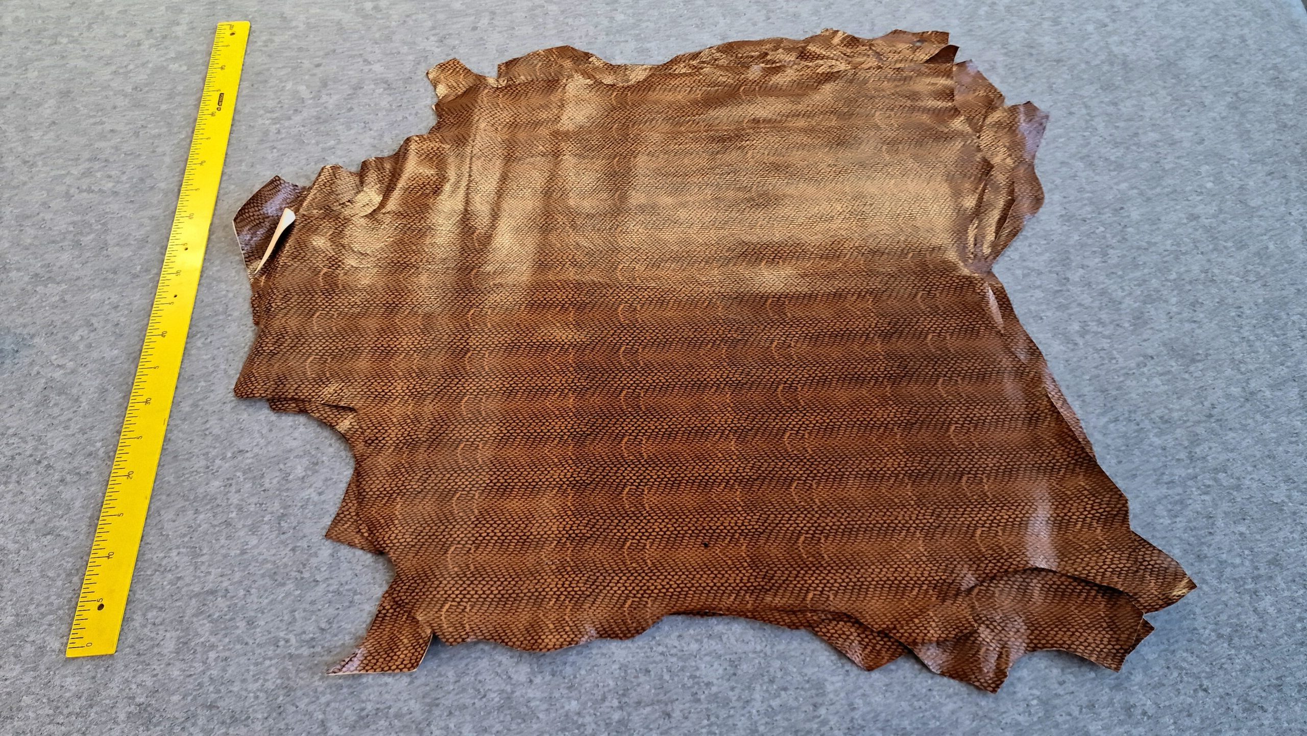 cobra imitation embossed leather , stock lot sale discount - Image 13