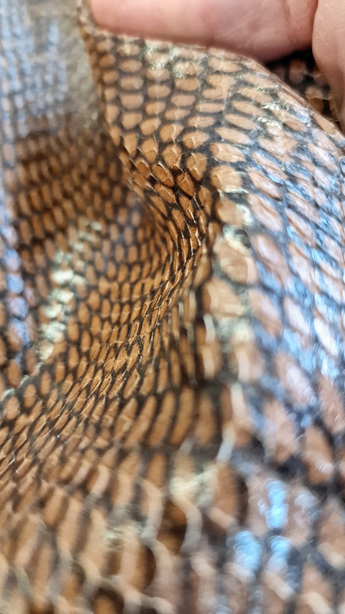 cobra imitation embossed leather , stock lot sale discount - Image 12
