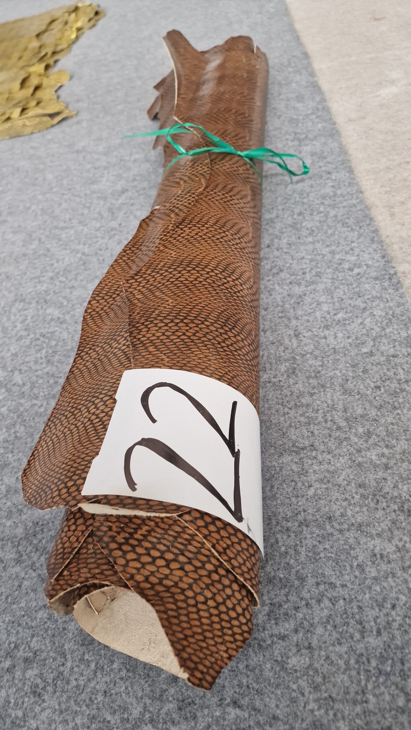 cobra imitation embossed leather , stock lot sale discount - Image 10