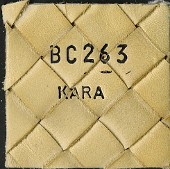 real woven leather panels handmade 10 mm x 10 mm - immagine 8