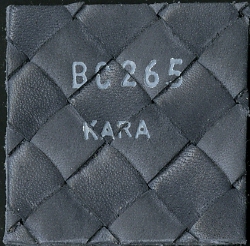 real woven leather panels handmade 10 mm x 10 mm - immagine 26