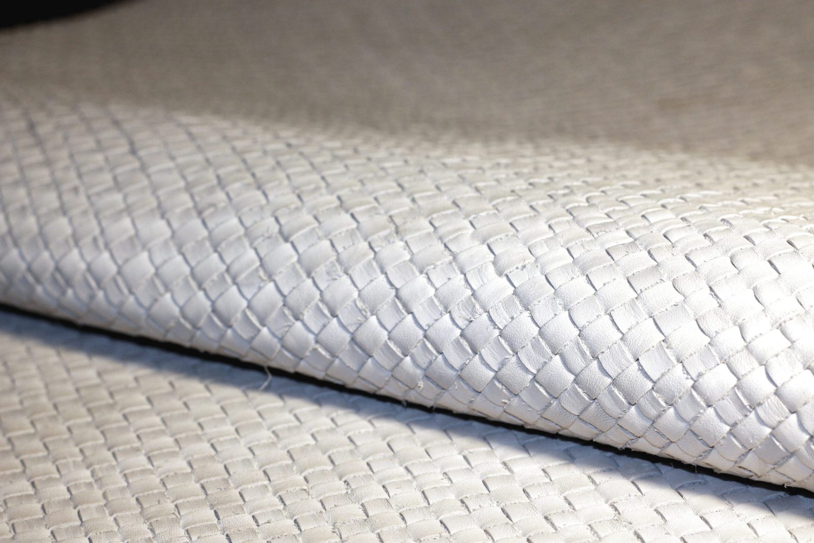 real woven leather panels handmade 10 mm x 10 mm